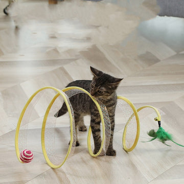 Cat Pets Toys Mouse Shape Balls Foldable