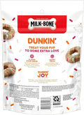 Limited Edition Dunkin' Vanilla Glaze Flavor Biscuit Dog Treats, 8 Ounce