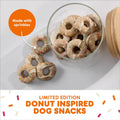 Limited Edition Dunkin' Vanilla Glaze Flavor Biscuit Dog Treats, 8 Ounce