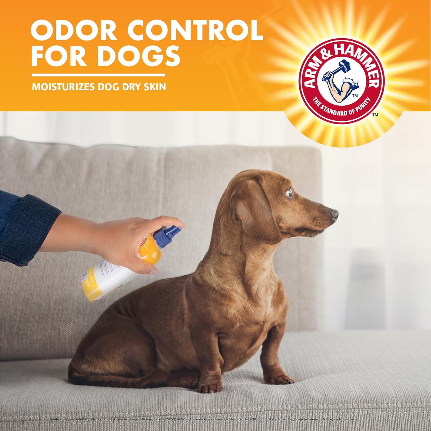 Super Deodorizing Spray for Dogs - Effective Odor Eliminator for All Breeds and Puppies - Fresh Kiwi Blossom Scent - 8 Ounces