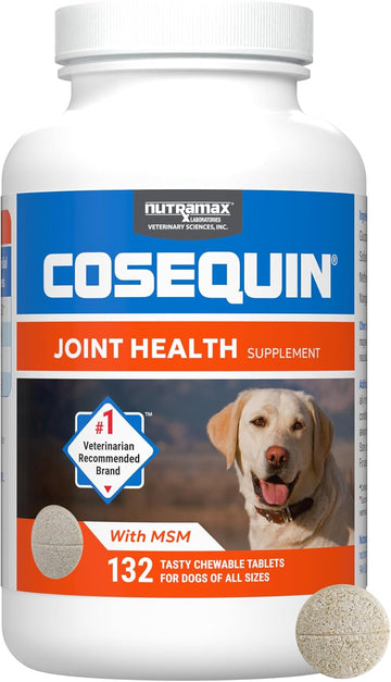 Laboratories  Maximum Strength Joint Health Supplement for Dogs - with Glucosamine, Chondroitin, and MSM, 132 Chewable Tablets