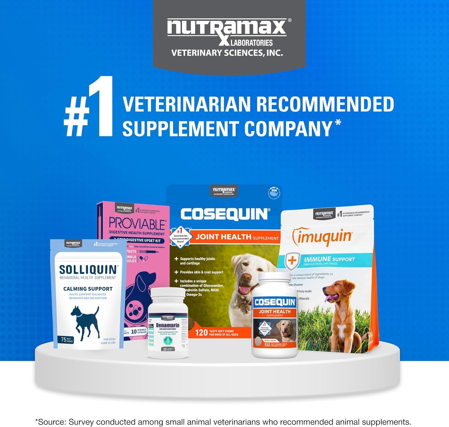 Laboratories  Maximum Strength Joint Health Supplement for Dogs - with Glucosamine, Chondroitin, and MSM, 132 Chewable Tablets