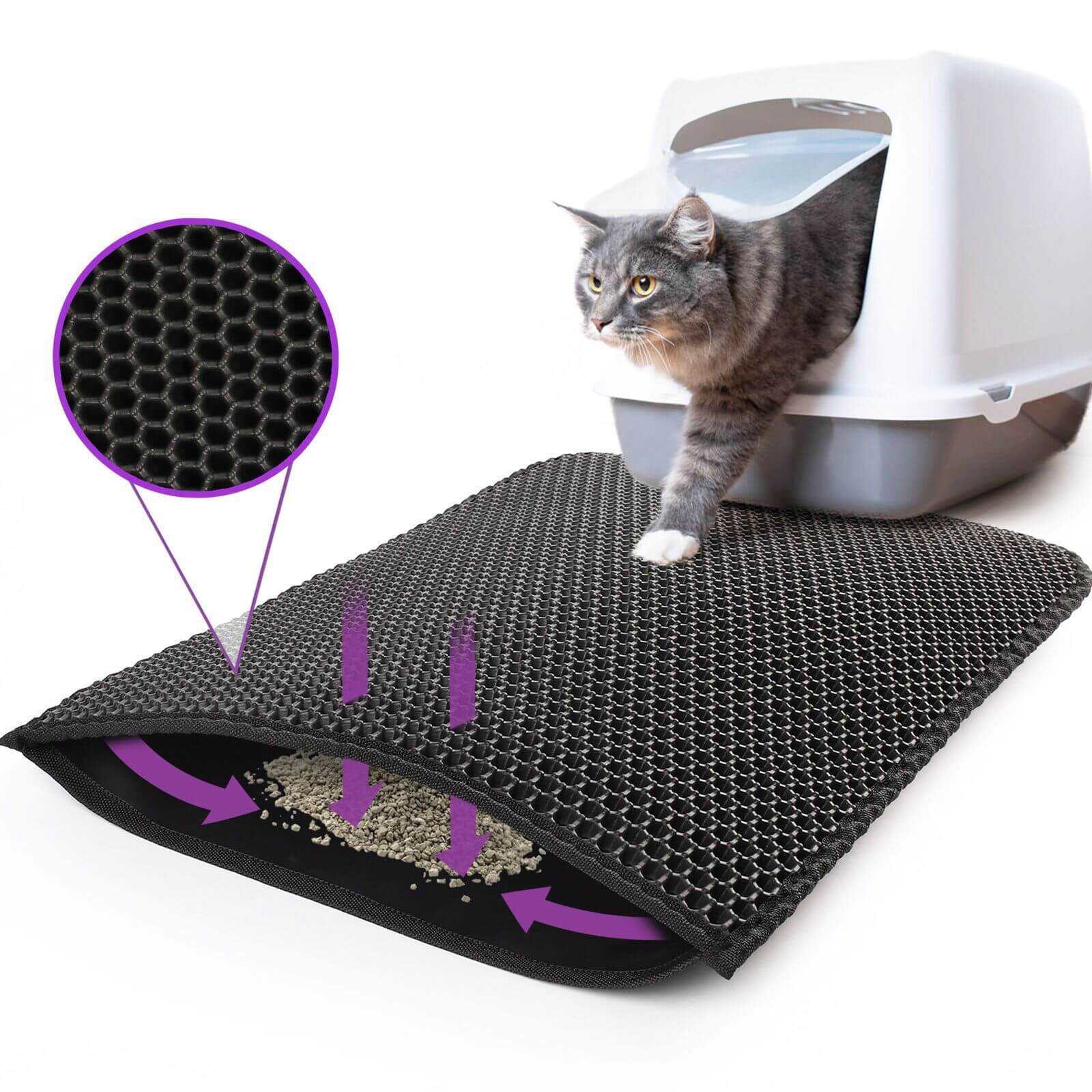 Double Layer Waterproof Cat Litter Pad