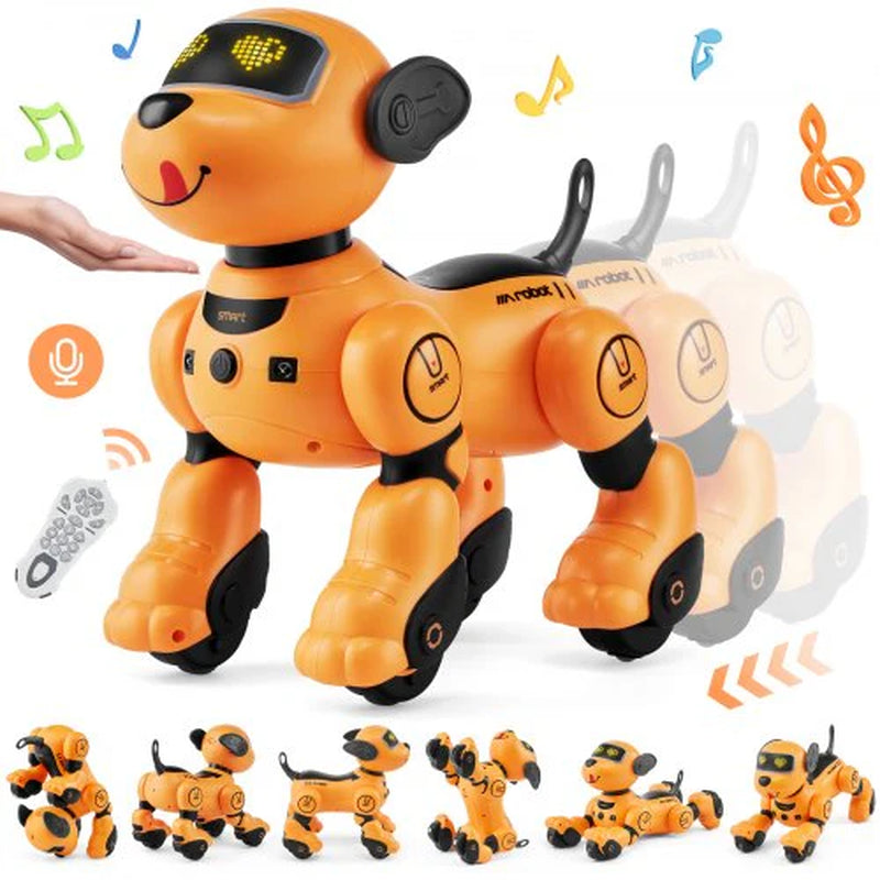 VEVOR RC Robot Dog Toy Talking Dancing Touch & Voice Remote Control Programmable